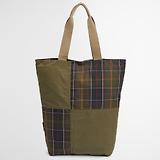 Thumbnail 4 of Barbour Transport Patchwork Tote Bag - Dusky Green