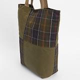 Thumbnail 7 of Barbour Transport Patchwork Tote Bag - Dusky Green