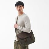 Thumbnail 2 of Barbour Wax Leather Tarras Bag - Olive