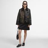 Thumbnail 3 of Barbour Women's Alma Wax Jacket - Archive Olive/Black/Beech with Ancient Tartan