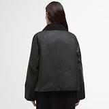 Thumbnail 4 of Barbour Women's Alma Wax Jacket - Archive Olive/Black/Beech with Ancient Tartan