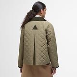 Thumbnail 4 of Barbour Women's Anise Quilted Jacket - Dusky Green/Ancient Tartan