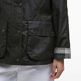 Thumbnail 7 of Barbour Women's Arlo Utility Wax Jacket - Archive Olive/Ancient Tartan