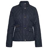 Thumbnail 1 of Barbour Women's Crawford Cavalry Quilted Jacket - Dark Navy/Ancient Tartan