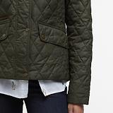 Thumbnail 7 of Barbour Women's Crawford Cavalry Quilted Jacket - Olive/Ancient Tartan