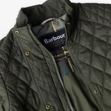 Thumbnail 9 of Barbour Women's Crawford Cavalry Quilted Jacket - Olive/Ancient Tartan