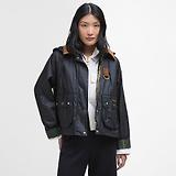 Thumbnail 2 of Barbour Women's Erma Wax Jacket - Black/Ancient Tartan