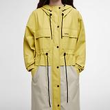 Thumbnail 6 of Barbour Women's Evie Showerproof Parka - Limeade/Light Sand