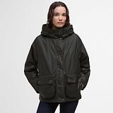 Thumbnail 2 of Barbour Women's Hollies Wax Jacket - Archive Olive/Ancient Tartan