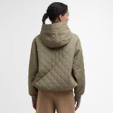 Thumbnail 4 of Barbour Women's Maddy Quilted Jacket - Dusky Green/ Ancient Tartan