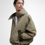 Thumbnail 6 of Barbour Women's Maddy Quilted Jacket - Dusky Green/ Ancient Tartan