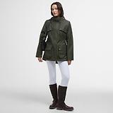 Thumbnail 3 of Barbour Women's Maple Waterproof Jacket - Olive/Ancient Tartan