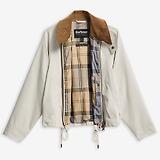 Thumbnail 12 of Barbour Women's Sofie Showerproof Jacket - Beige/Dress Tartan lining