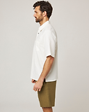 Thumbnail 4 of Peregrine Men's Made In England Beach Shirt - White Stripe
