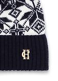 Thumbnail 2 of Holland Cooper Beatrice Beanie Bobble Hat - Ink Navy Cream