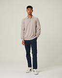 Thumbnail 3 of Peregrine Men's Beauford Made In England Polo Shirt - Light Grey