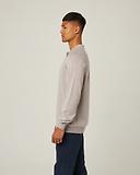 Thumbnail 4 of Peregrine Men's Beauford Made In England Polo Shirt - Light Grey
