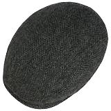 Thumbnail 2 of Stetson Belfast Driver Classic Wool Herringbone Flat Cap - Moss Green