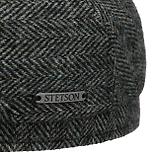 Thumbnail 4 of Stetson Belfast Driver Classic Wool Herringbone Flat Cap - Moss Green