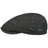 Thumbnail 1 of Stetson Belfast Driver Classic Wool Herringbone Flat Cap - Moss Green