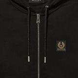 Thumbnail 3 of Belstaff Men's Cotton Fleece Full Zip Hoodie - Black