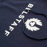 Thumbnail 2 of Belstaff Men's Cotton Fleece Signature Hoodie - Dark Ink