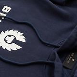 Thumbnail 4 of Belstaff Men's Cotton Fleece Signature Hoodie - Dark Ink