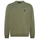 Thumbnail 1 of Belstaff Men's Cotton Fleece Sweatshirt - Surplus Green