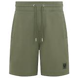 Thumbnail 1 of Belstaff Men's Cotton Fleece Sweatshorts - Surplus Green