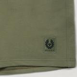 Thumbnail 3 of Belstaff Men's Cotton Fleece Sweatshorts - Surplus Green