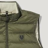 Thumbnail 4 of Belstaff Men's Down Filled Nylon Circuit Vest Gilet - Surplus Green