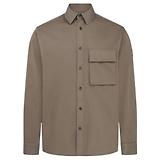 Thumbnail 1 of Belstaff Men's Garment Dye Cotton Scale Shirt - Surplus Green