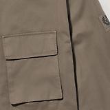 Thumbnail 3 of Belstaff Men's Garment Dye Cotton Scale Shirt - Surplus Green