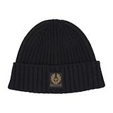Thumbnail 1 of Belstaff Men's Lambswool Watch Beanie Hat - Black