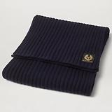 Thumbnail 3 of Belstaff Men's Lambswool Watch Scarf - Dark Navy