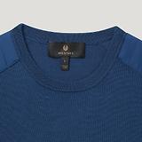 Thumbnail 2 of Belstaff Men's Merino Wool Kerrigan Crew Neck Jumper - Insignia Blue