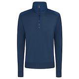 Thumbnail 1 of Belstaff Men's Merino Wool Kilmington Quarter Zip Jumper - Insignia Blue