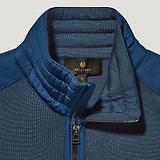 Thumbnail 2 of Belstaff Men's Merino Wool Kilmington Quarter Zip Jumper - Insignia Blue