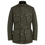 Thumbnail 1 of Belstaff Men's Waxed Cotton Trialmaster Jacket - Faded Olive
