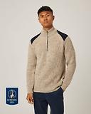 Thumbnail 2 of Peregrine Men's Bexley Quarter Zip Jumper - Skiddaw