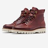 Thumbnail 2 of Oliver Sweeney Men's Bolhas Dip Dyed Calf Leather Moc Toe Boots - Tan