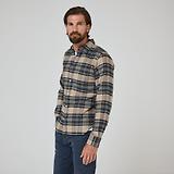Thumbnail 3 of Oliver Sweeney Men's Censo Shirt - Camel/Navy