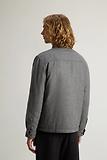 Thumbnail 4 of Woolrich Men's Wool Check Alaskan Shirt Jacket - Herringbone Grey