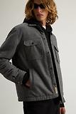 Thumbnail 5 of Woolrich Men's Wool Check Alaskan Shirt Jacket - Herringbone Grey
