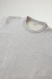 Thumbnail 7 of Woolrich Men's Logo Script Cotton Fleece Crewneck - Light Grey Melange