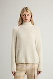 Thumbnail 2 of Woolrich Women's Soft Alpaca Turtleneck - Milky Cream