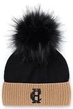 Thumbnail 1 of Holland Cooper Chelsea Merino Beanie Bobble Hat - Black