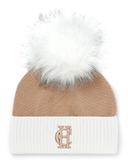 Thumbnail 1 of Holland Cooper Chelsea Merino Beanie Bobble Hat - Camel