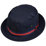 Thumbnail 2 of Stetson Classic Band Pork Pie Cloth Hat - Dark Navy