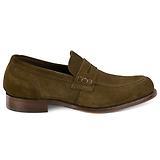 Thumbnail 1 of Tricker's Men's Connaught Step In Loafers - Earth Ox Reverse Leather
